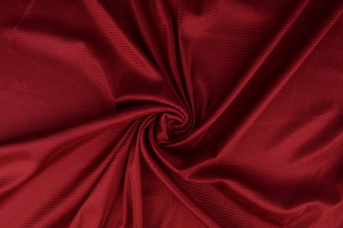 55 meter stretch voering - Bordeaux rood - 100% polyester
