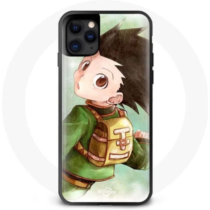 Coque Iphone 11 Pro Max - Hunter x Hunter - Gon Freecss - Souple - Noir - Anime