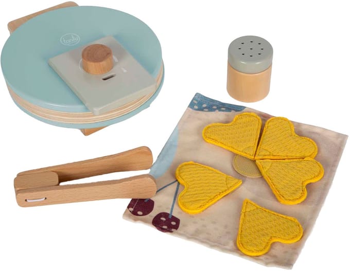 Small Foot - Houten Wafelijzer Speelset, 10dlg.