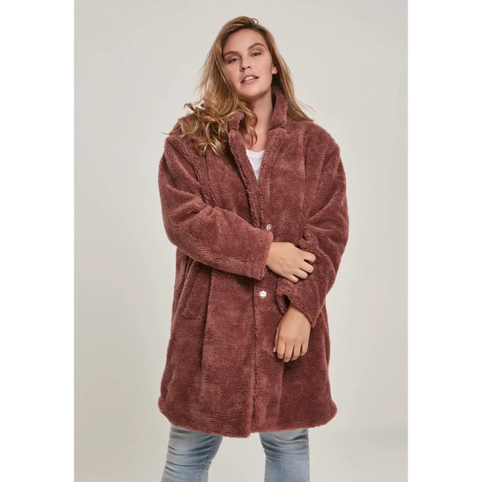 Urban Classics - Oversized Sherpa Winterjas - 5XL - Creme