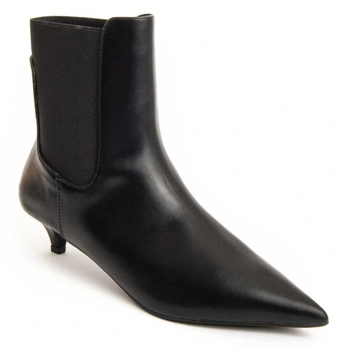 Botín De Tacón Para Mujer.  Montevita  Devilalow  96643 38 zwart
