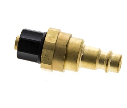 Messing DN 7.2 (Euro) Luchtkoppeling Insteeknippel 8x10 mm Push-On met Terugslagklep - CLP7-N-B-CV-8