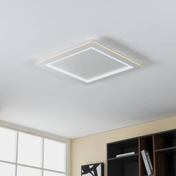 EGLO connect LED plafondlamp Padrogiano-Z 1-lamp, 60 x 60 cm