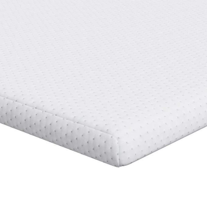 vidaXL - Matras - Topper - Wit - 80 - x - 200 - cm - Jacquard - Stof