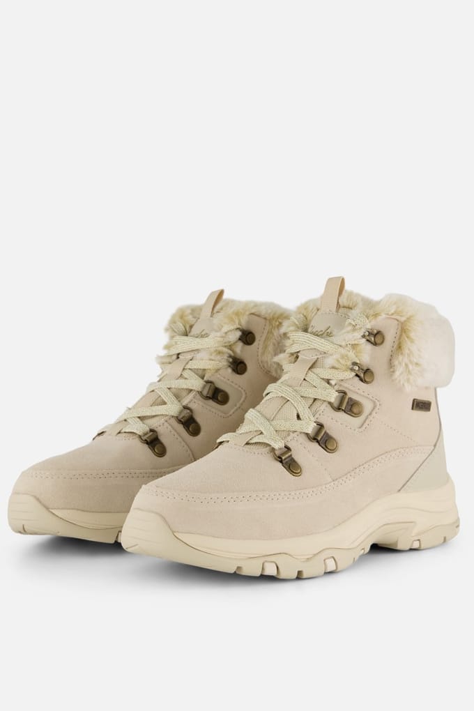 Skechers TREGO - SNOW WORRIES Dames Wandelschoenen - Naturel