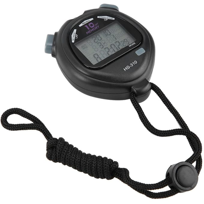 Multifunctionele Digitale Display Timer Draagbare Elektronische Stopwatch Timer Alarm Teller(HS-310) gray