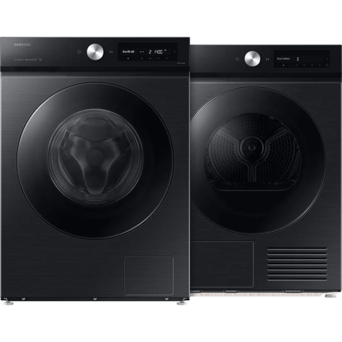 Samsung WW90DB7U94GBU3 AI Wash + Samsung DV90DB7845GBU3 QuickDrive