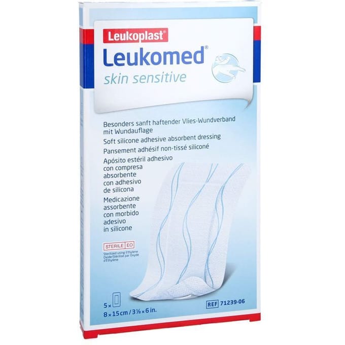 Leukomed Skin Sens. 8cmx15cm 5