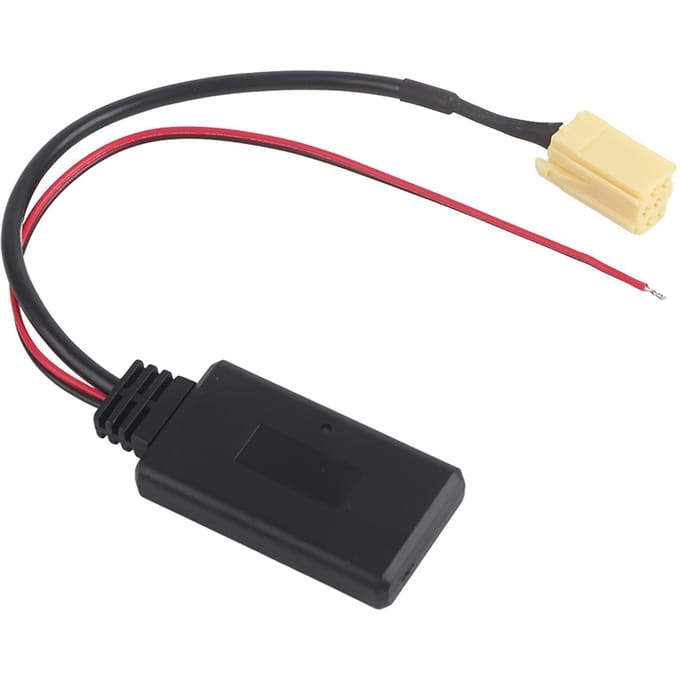 Câble Audio Auxiliaire Bluetooth Adaptateur Fil Ligne Convient pour Alfa Romeo 159 2007 beige