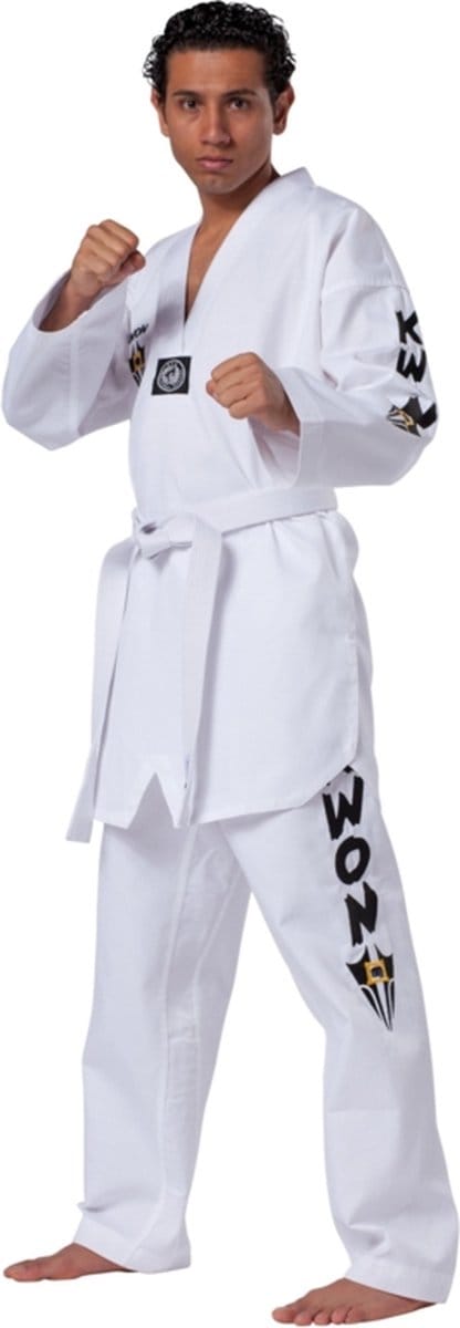 KWON Taekwondopak Starfighter witte V-hals