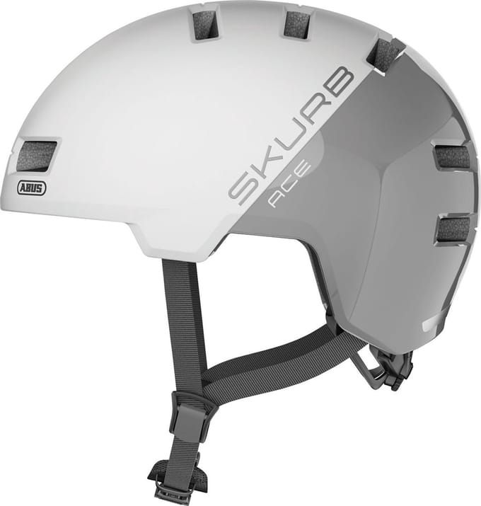Abus Helm Skurb ACE S Silver White