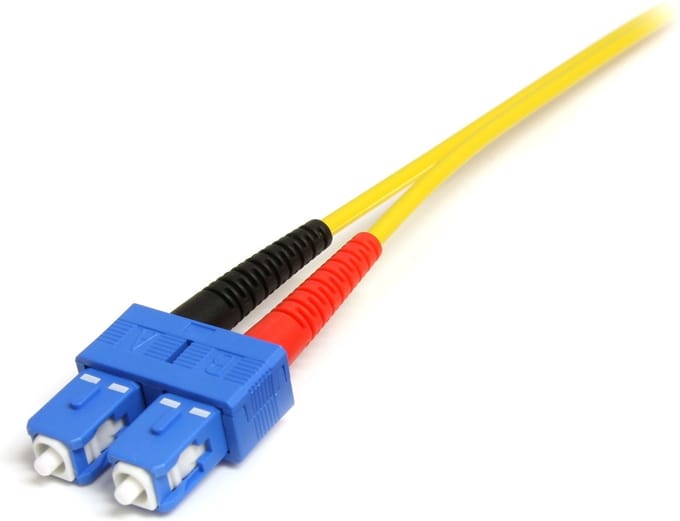 StarTech 10 m single-mode duplex glasvezelpatchkabel LC-SC