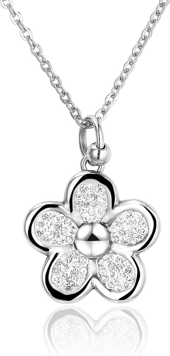 Montebello Ketting Boras - 316L Staal - Bloem - ∅30mm - 45cm