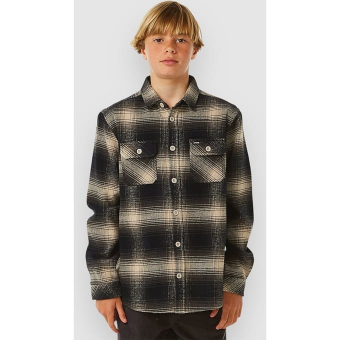 Rip Curl Count Flannel Kids Shirt grijs