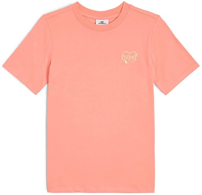 O´neill Script T-shirt Met Korte Mouwen Oranje,Roze 9-10 Years Meisje