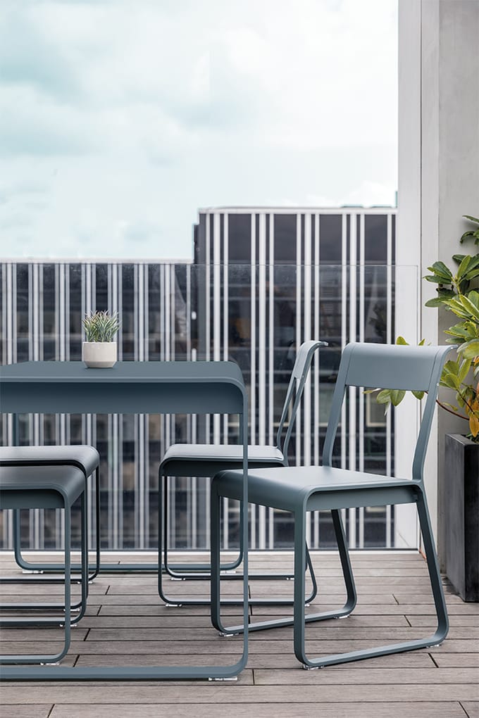 Fermob BELLEVIE halfhoge tafel - 14 muskaat - 140 x 80 cm