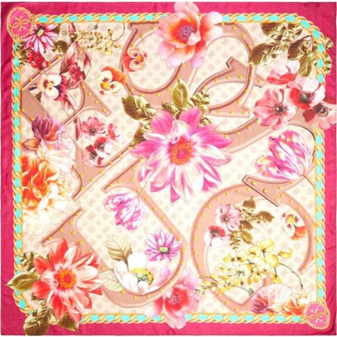 Guess damessjaal met bloemenprint