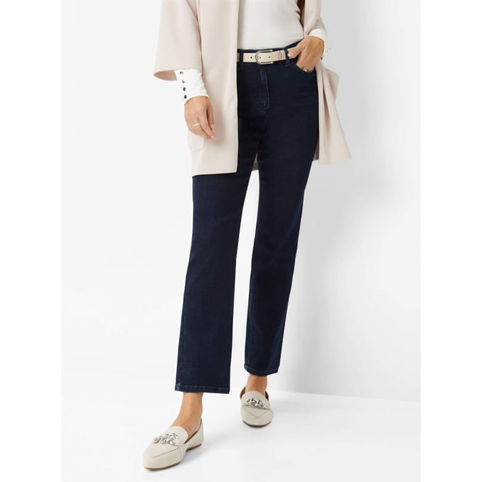 Raphaela by Brax Dames Jeans  Style PATTI STRAIGHT, denim donkerblauw, maat 38