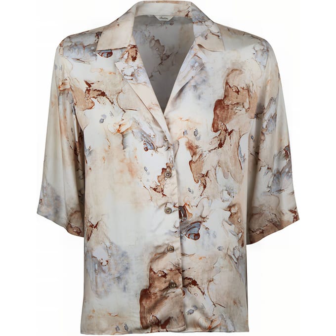 Stenströms Dolce, Shirt Light Pink Pattern Maat: M | Blouses Outlet | Dames | Ecru
