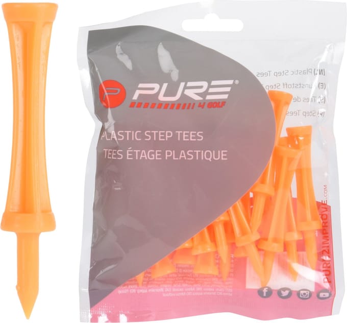 Tee 69 mm - Orange - 20 Stuks