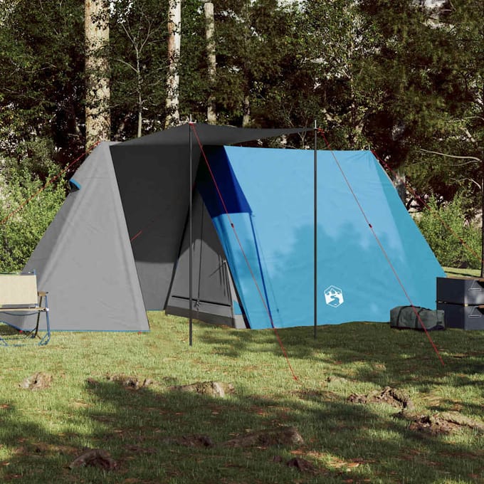 vidaXL - Tent - 3-persoons - waterdicht - blauw