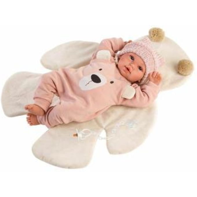 Llorens Osito met roze pakje - 36cm Speelpoppen