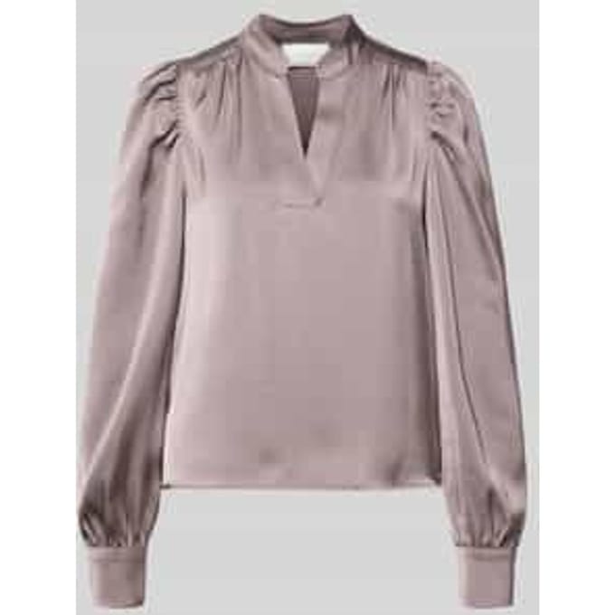 Blouseshirt met V-hals, model 'Rosslyn'