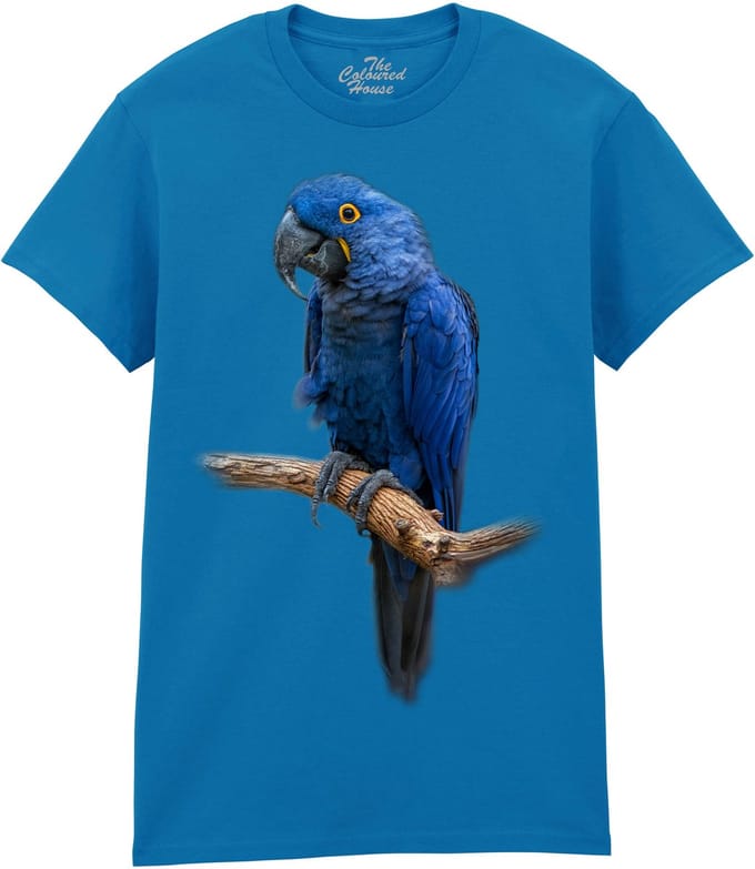 Papegaai Blue Gem - Macaw The Coloured House T-shirt XL