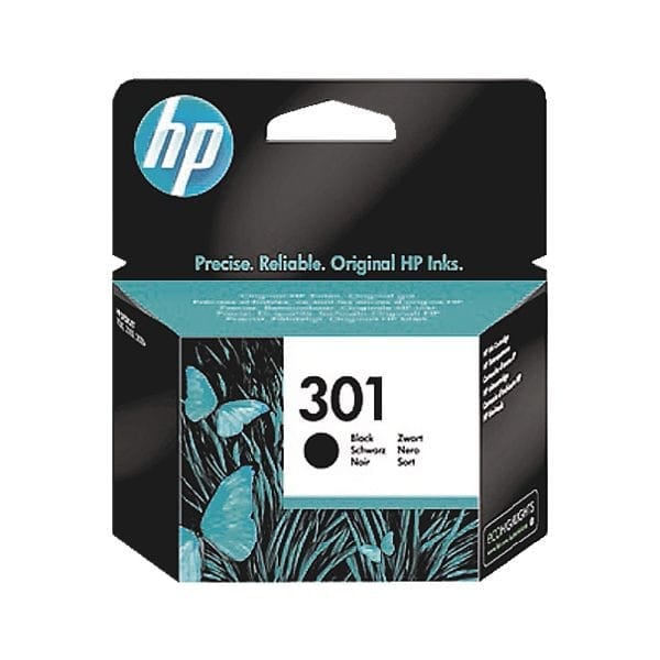 HP 301 - Inktcartridge - Origineel - Standaard capaciteit - Zwart