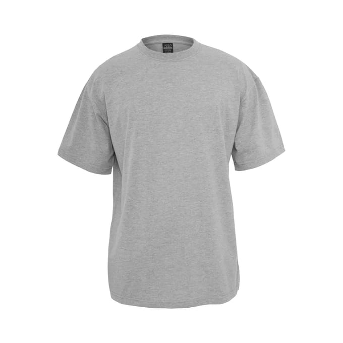 Urban Classics - Tall Heren T-shirt - M - Grijs