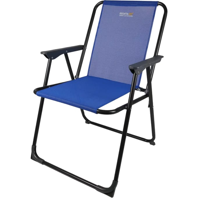 Regatta Campingstoel Retexo 75 Cm Textiel/staal Blauw/grijs