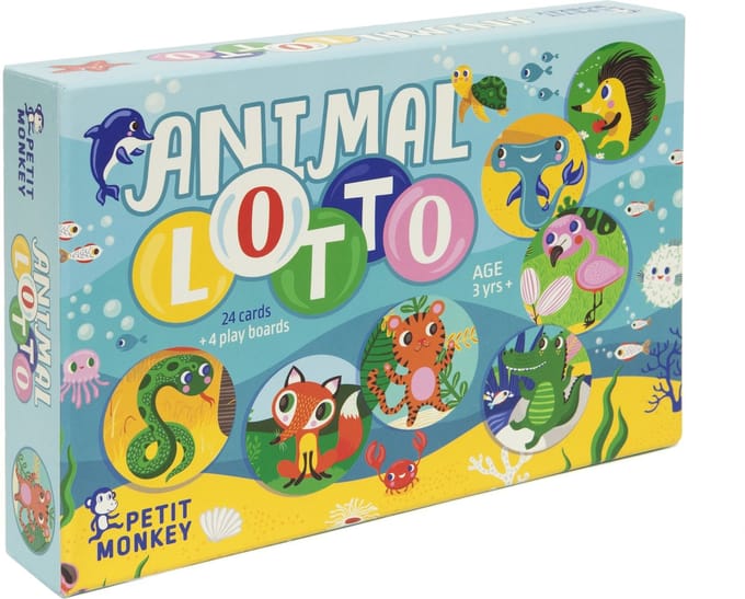 Petit Monkey - Dieren Lotto - Denkspel - Spelletjes