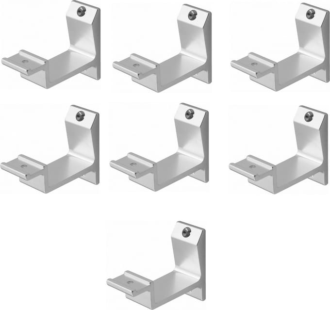Hermeta leuninghouder - 3540-01 - Aluminium - Opschroef - Vlak zadel - 7 stuks
