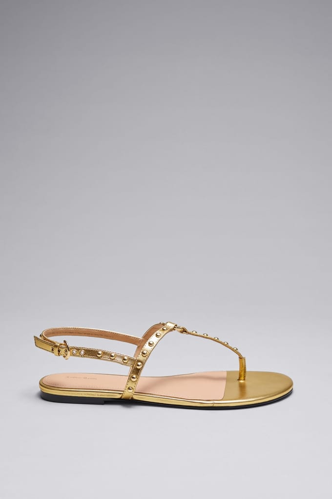 & Other Stories Dione Summer Flat Bronze Größe: 36 | Sandalen Outlet | Damen | Braun