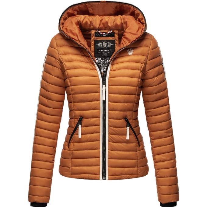 Navahoo Dames Gewatteerde Jas Kimuk Princess – Licht, Modern & Met Capuchon