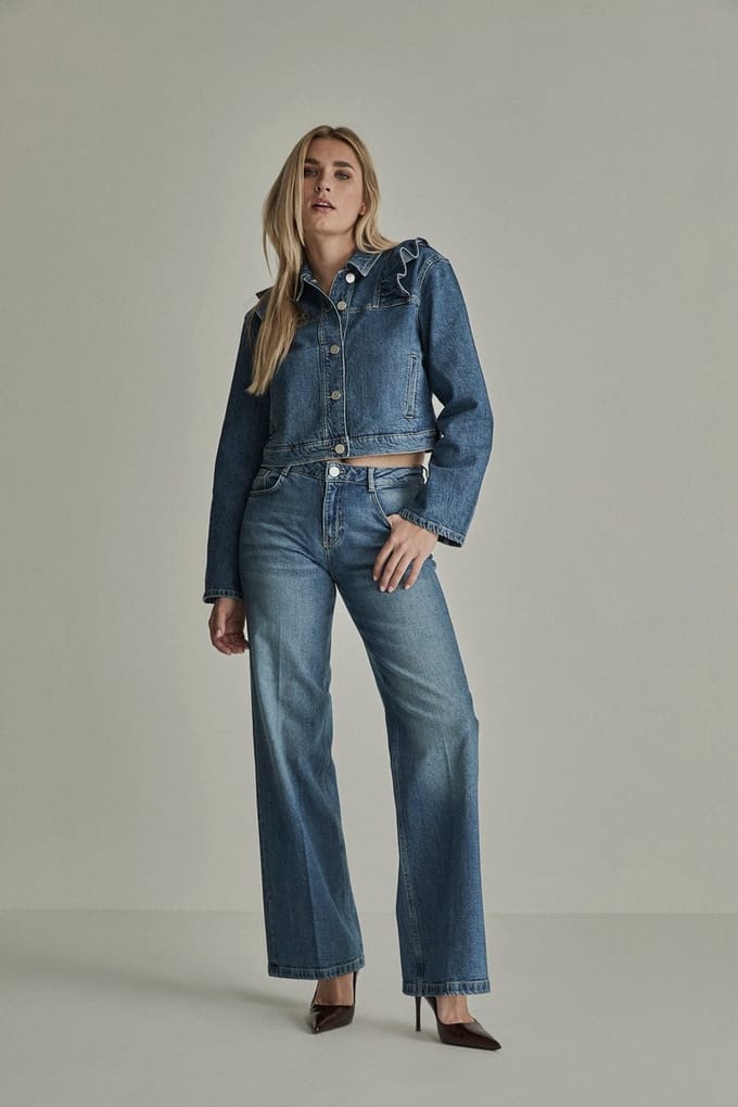 Para MI - FW261.266207-D206 - Mira - Para Mi Jeans - D206 - Blue Reef - L32