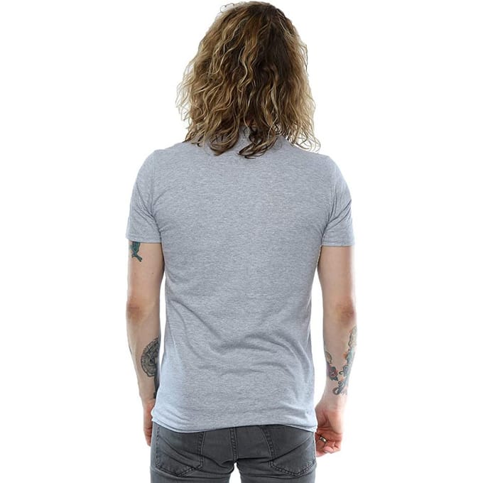 Disney Heren Springen en Knipogen Mickey Mouse T-Shirt (Sportgrijs)