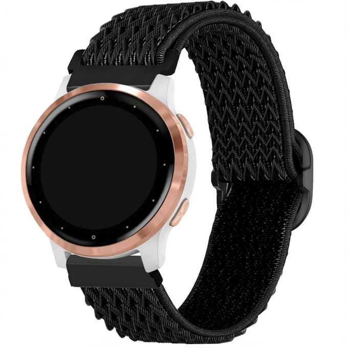 imoshion Elastisch nylon bandje - Universeel 18 mm aansluiting - Zwart