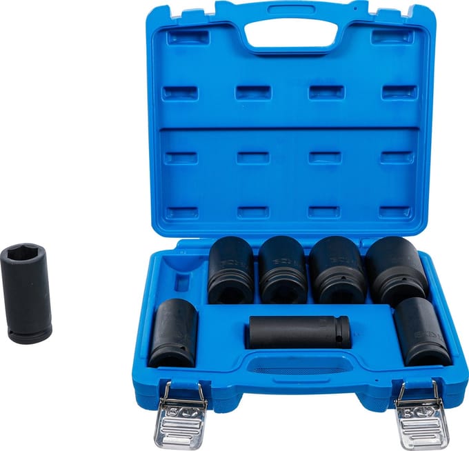 BGS Kracht doppenset extra diep 3/4 22 - 38 mm, 8 delig