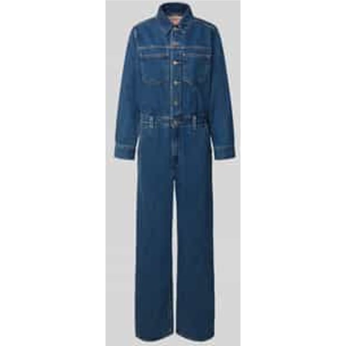 Regular fit jumpsuit van pure katoen model 'HERITAGE JUMPSUIT H2 26'