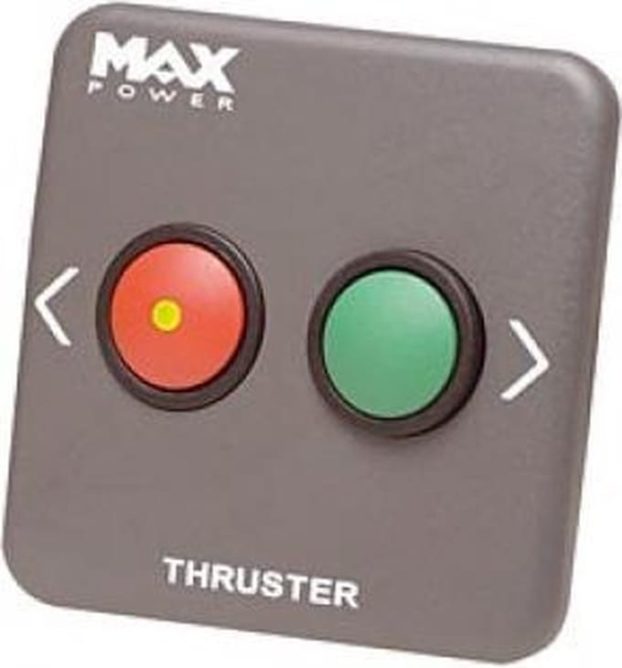 Max Power grijs Bedieningspaneel voor Boegschroef met Drukknoppen