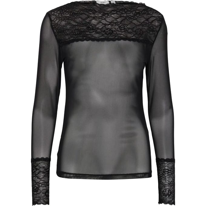 Dames-T-shirt met lange mouwen Ichi Odetta