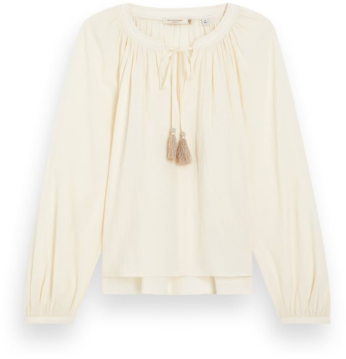 Scotch & Soda Balloon sleeve top Dames Top - Maat 40