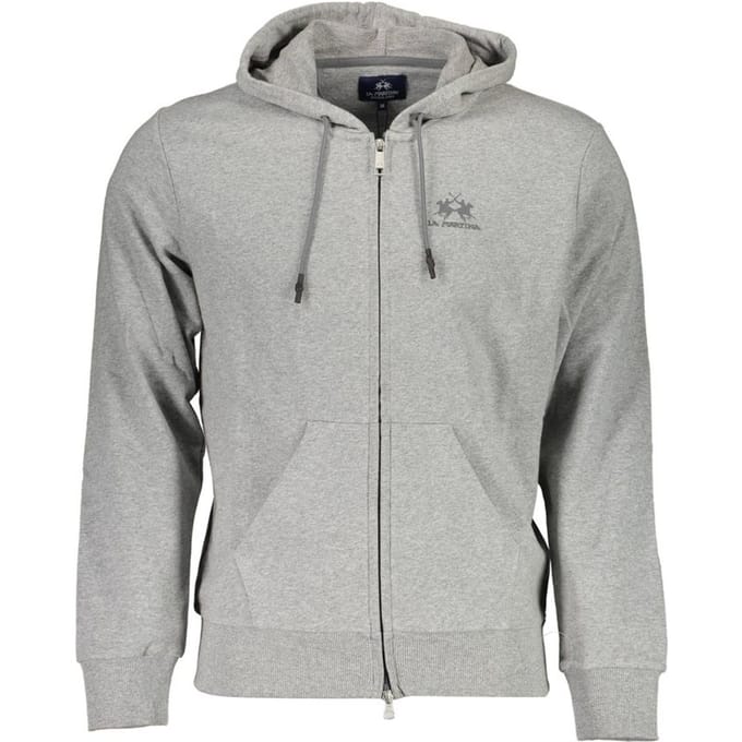 La Martina Grigio Katoenen Heren Sweatshirt