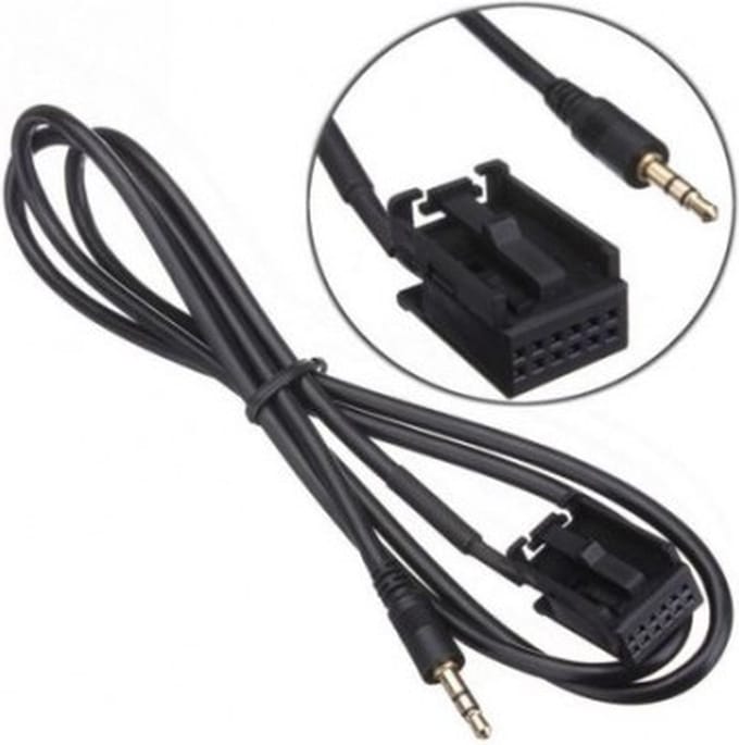 Auto Interface Aux-in audio kabel Ford + Autoradio verwijder tool set van 4
