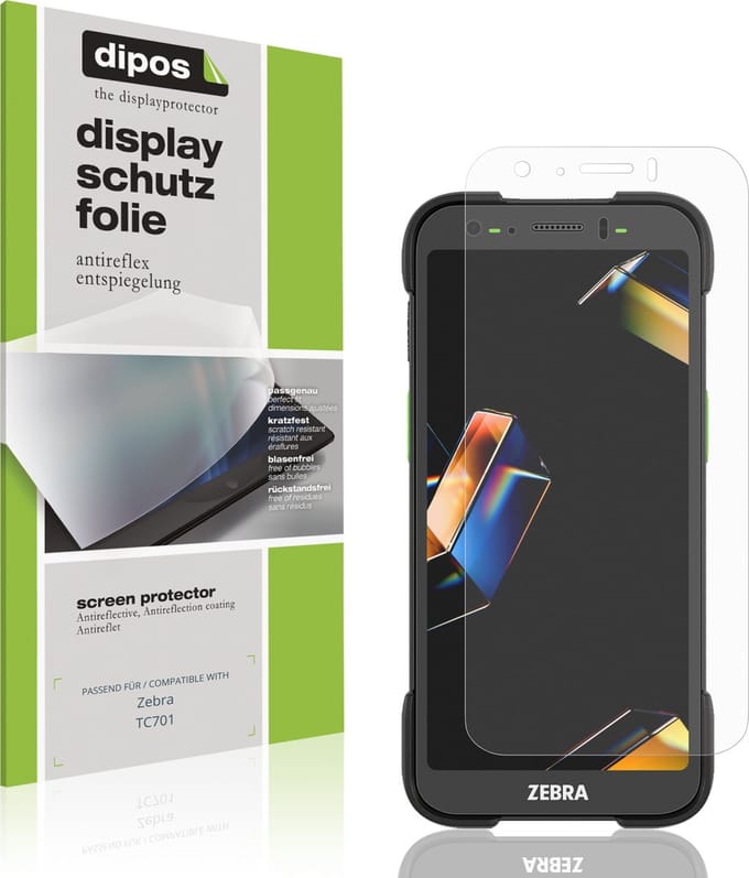 dipos – 4x Matte Beschermfolie geschikt voor Zebra TC701 | Krasbestendige & antireflecterende Screenprotector Ultra-Thin