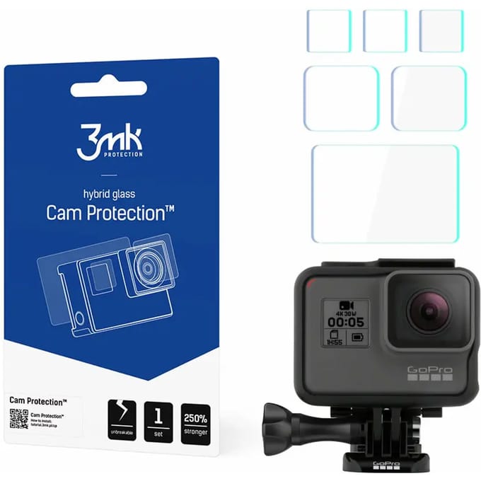 3mk Cam Protection Glass for GoPro Hero 5 / 6 / 7