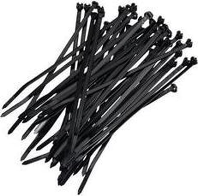 Bindbandjes zwart 4.8x310mm 100 stuks