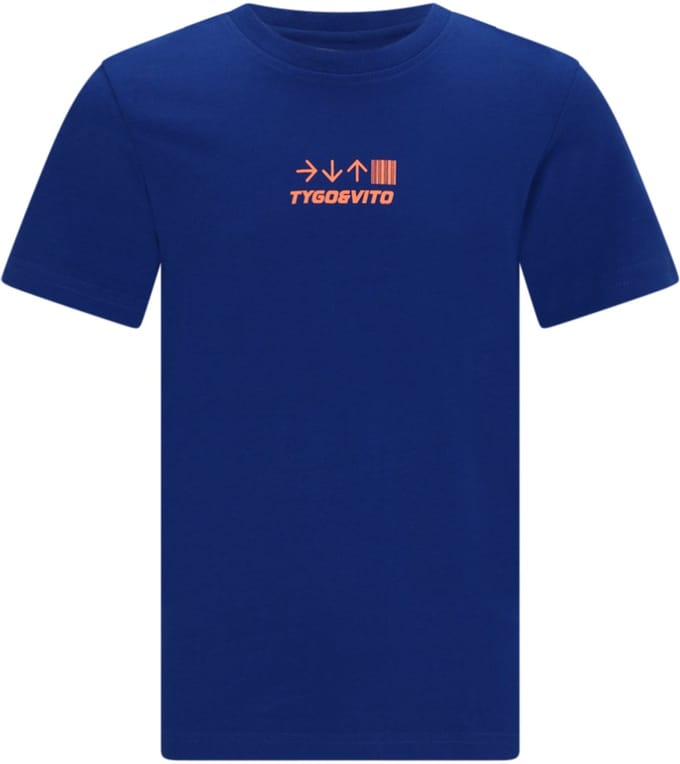 TYGO & vito jongens T-shirt blauw maat 122/128