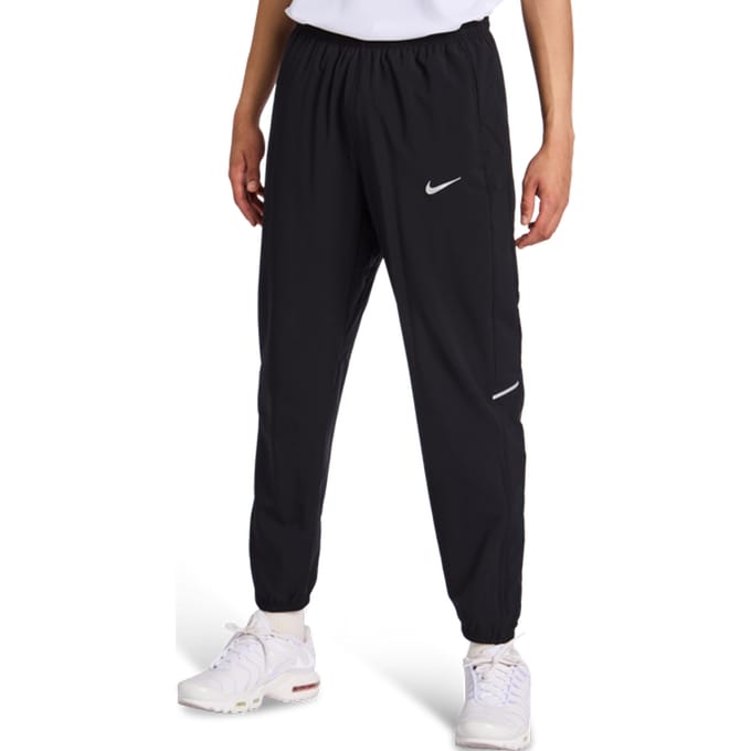 Nike Miler Broeken Heren - Zwart - Maat M - Poly Woven